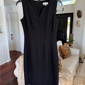 Calvin Klein Black Midi Dress